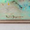 PAUL K JÖRGENSEN, olja på pannå, signerad