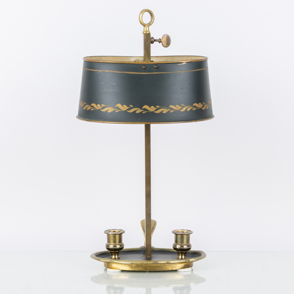 LJUSSTAKE, bouilottemodell, empirestil, 1900-talets första hälft