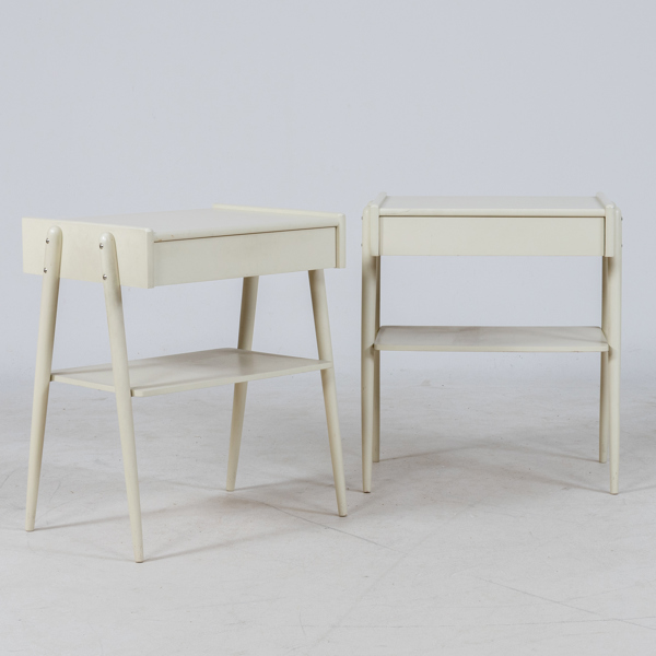 SÄNGBORD, 1 par, AB Carlström & Co Möbelfabrik, 1900-talets andra hälft 