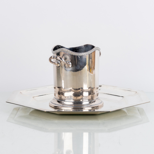 FAT OCH VINKYLARE, nysilver, 1900-tal