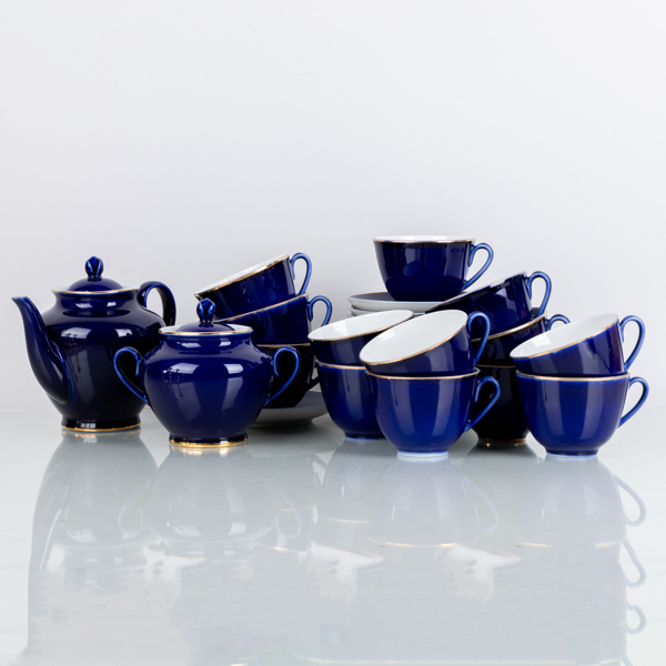 TESERVIS, 15 del, porslin, Lomonosov, Ryssland, 1900-tal