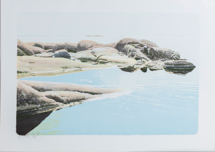 GÖRAN HAHNE (född 1943), färglitografi, signerad, EA