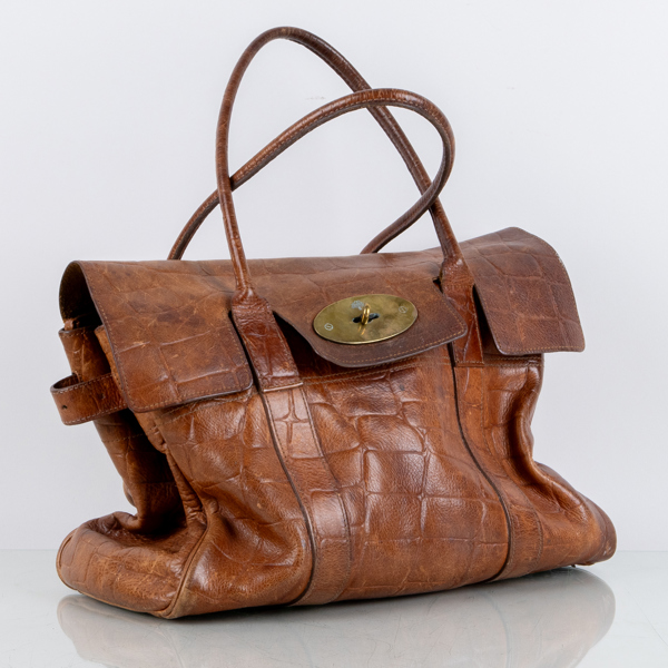 MULBERRY, "Bayswater", handväska, präglat skinn