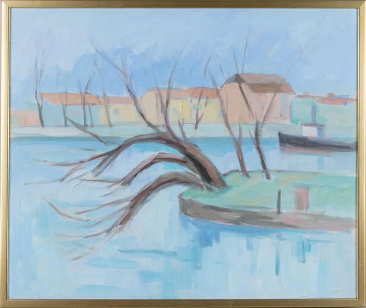 BIRGER STRÅÅT (1914-2008), olja på duk, signerad