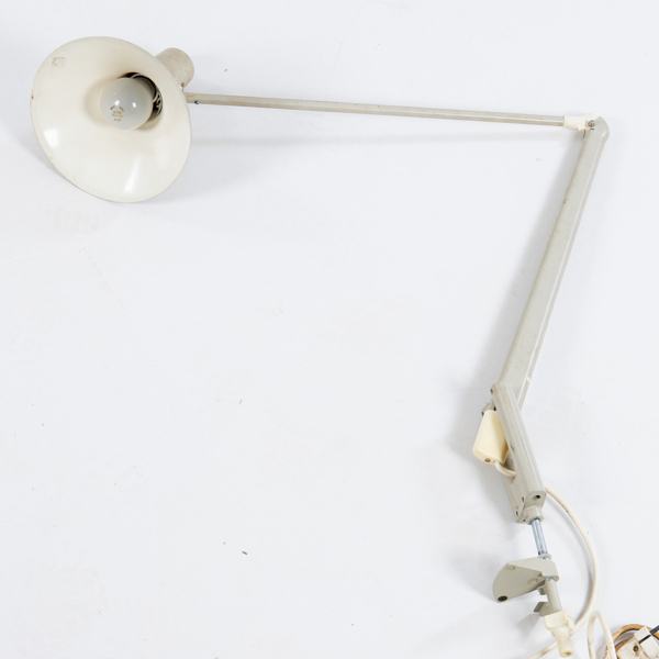 SKRIVBORDSLAMPA, metall, industrimodell, Asea- Skandia, 1900-talets mitt