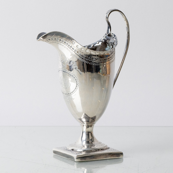 GRÄDDKANNA, silver, London, England 1785