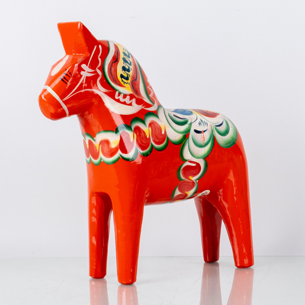 DALAHÄST, bemålat trä, Nils Olsson, 1900-tal