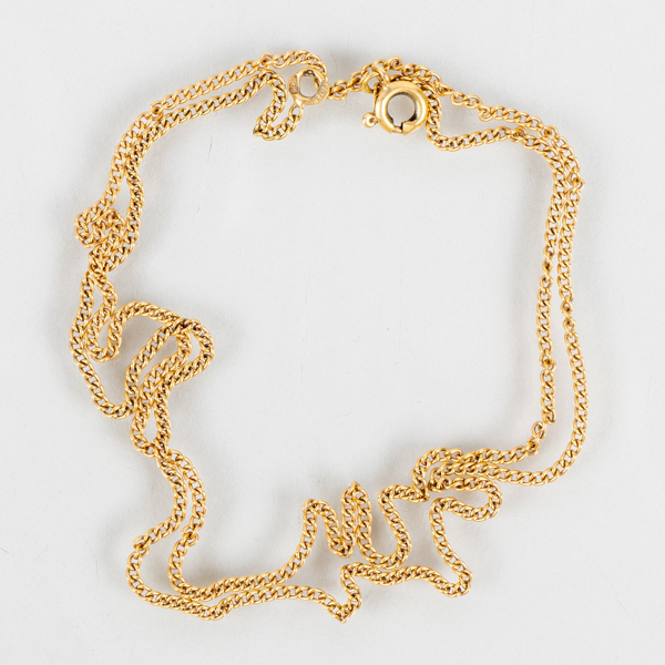 HALSKEDJA, 18k guld, vikt ca 3,9 g