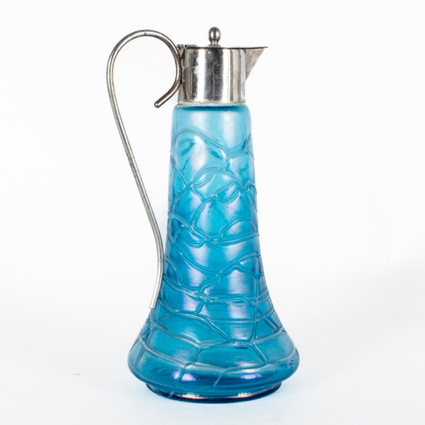 KARAFF, glas, art nouveau, tidigt 1900-tal