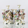 KANDELABRAR, 1 par, porslin, Italien, 1900-tal