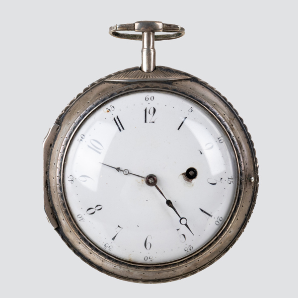 FICKUR, spindelur, silver, Nils Lind, London 1700-tal