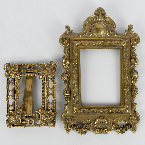 RAMAR, 2 st, mässing, 1900-talets första hälft