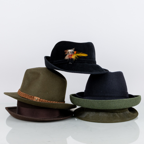 HATTAR, 6 st, bla. Lexington, Marida och Faustmann