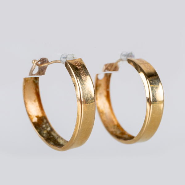 ÖRHÄNGEN, 1 par, 18k guld