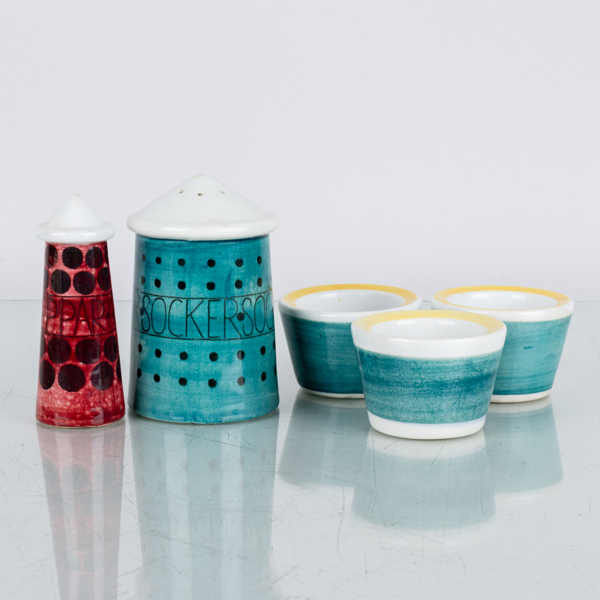 MARIANNE WESTMAN, 5 del, porslin, "Picknick", Rörstrand