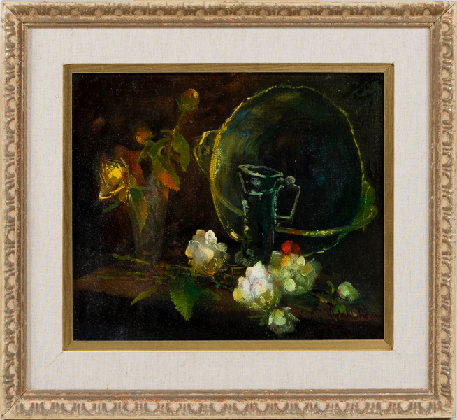 RUNE WAHLSTRÖM, olja på pannå, signerad