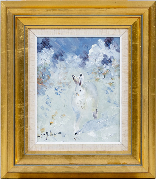 GUSTAV ADON JOHANSSON, olja på duk, signerad