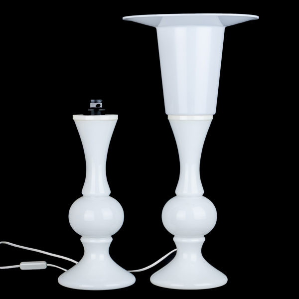 BORDSLAMPOR, 1 par, Luxus, Vittsjö, 1900-talets andra hälft