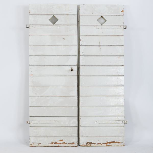 PARDÖRRAR, 1 par, 1800-/1900-tal