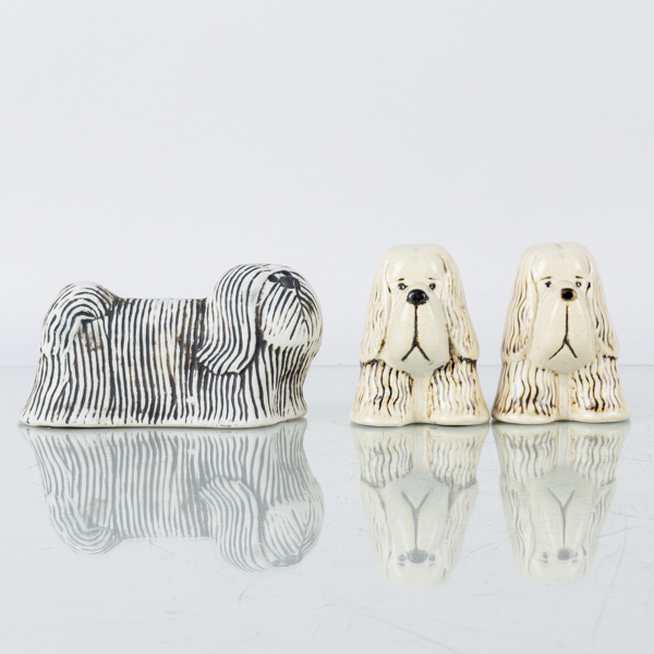 LISA LARSON, 3 st, figurer, stengods, Gustavsberg