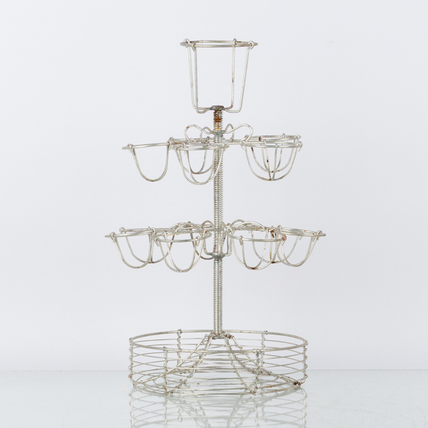 ÄGGSTÄLL, metall, möjligen Frankrike, 1900-tal