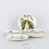 VILLEROY & BOCH, 8 st (6+2) tallrikar, porslin, "Botanical fruit", 1900-talets andra hälft
