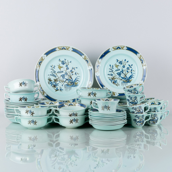 SERVIS, 49 del, porslin, Adams Calyx Ware Ming Toi, 1900-tal
