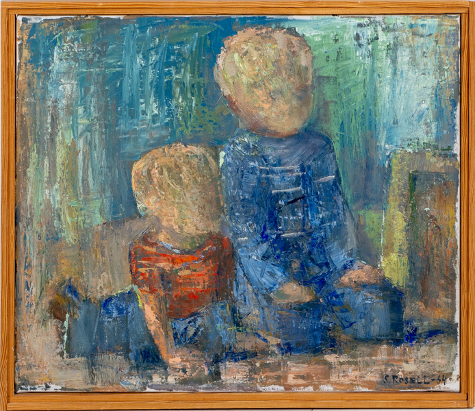 STIG ROSELL (1928-1980), olja på duk, signerad och daterad -64