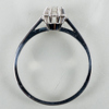 RING, 18k vitguld, med diamant ca 0.16 ct, GFAB, 1984, vikt ca 2 g