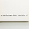 ALBERT ENGSTRÖM, 11 st, böcker, Albert Bonniers förlag, 1965