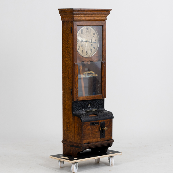 STÄMPELKLOCKA, International company time recording Co, 1900-talets början