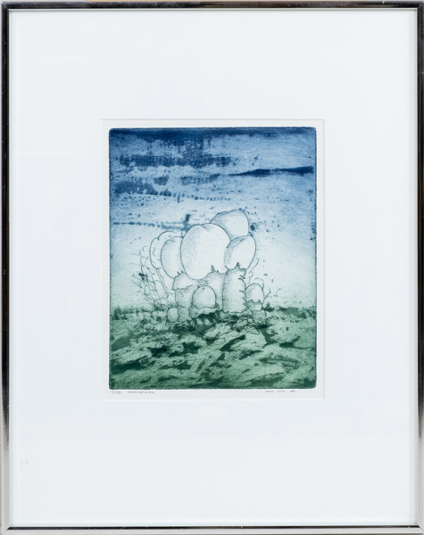 PHILIPH ARVO LUIK (född 1949), akvatinetsning, signerad och daterad 1981