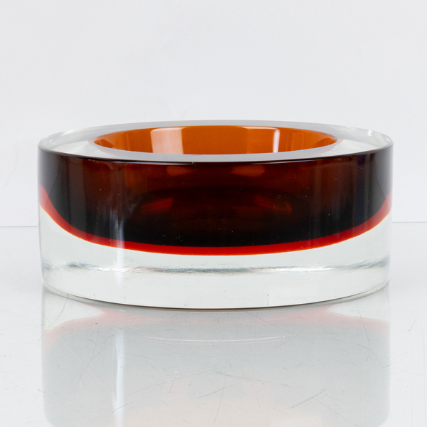 SKÅL, glas, möjligen Seguso Italien, 1900-talets andra hälft