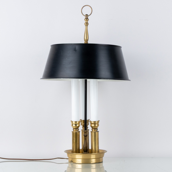 BORDSLAMPA, mässing, 1900-talets mitt