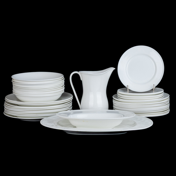 SERVISPORSLIN, 43 del, porslin, 1900-talets andra hälft