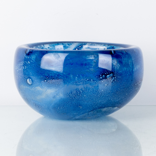 SKÅL, glas, Strömbergshyttan, signerad