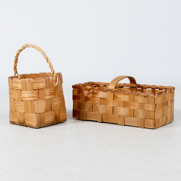 SPÅNKORGAR, 2 st, 1900-talets andra hälft 