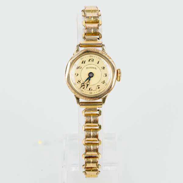 ARMBANDSUR, 14k guld, Birka, 1900-talets första hälft