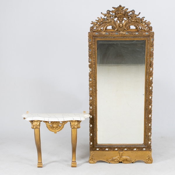 SPEGEL MED TRYMÅ, 1800-/1900-tal