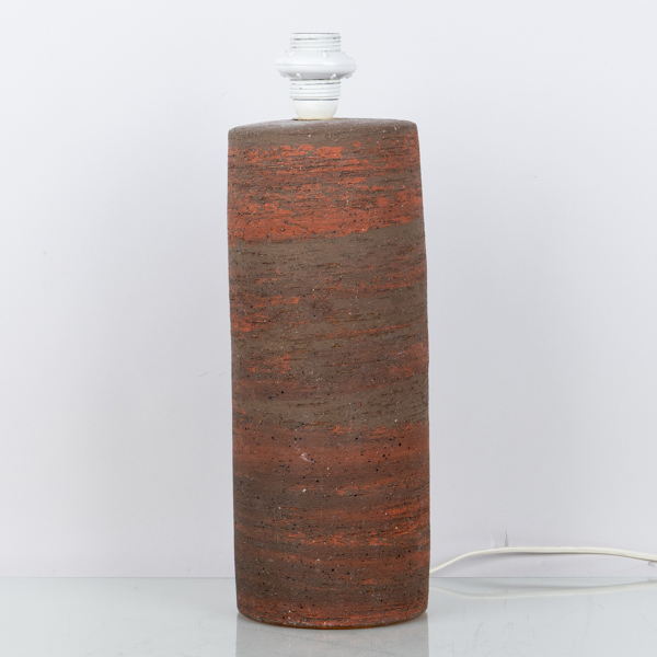 THOMAS HELLSTRÖM, bordslampa, lergods, Nittsjö, signerad