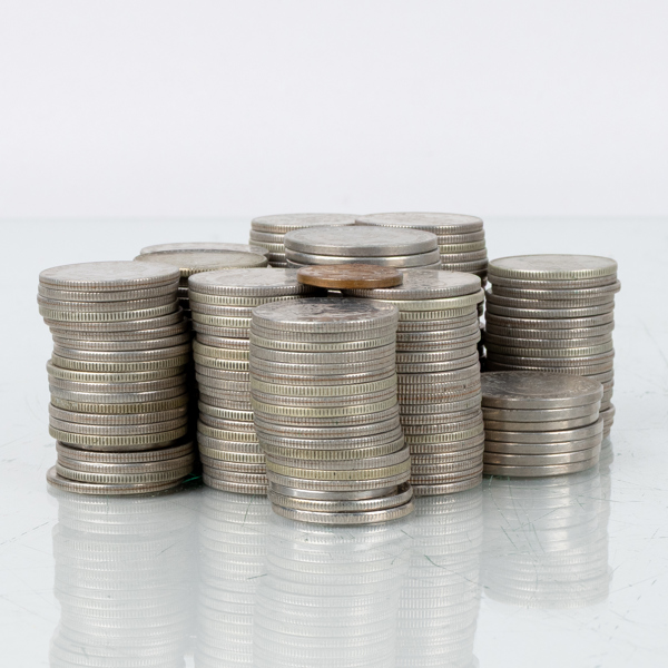 SAMLING MYNT, ca 200 st, mestadels svenska enkronor fråm 1969 och 1973