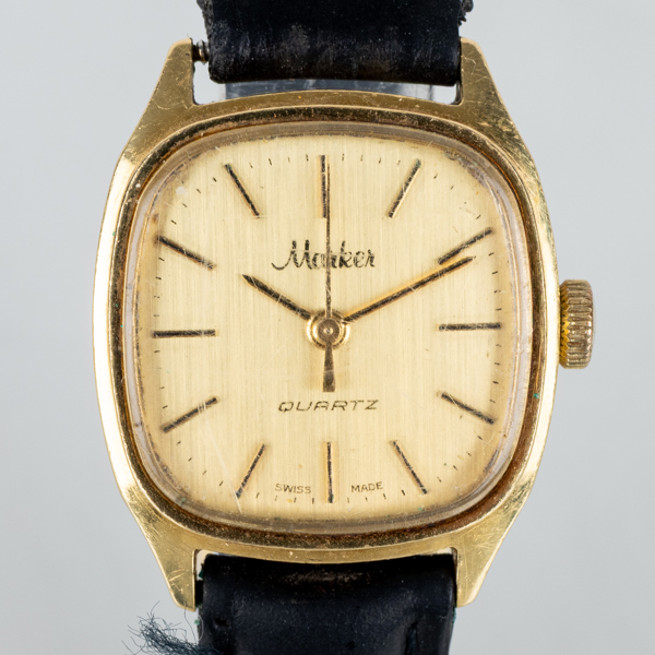 DAMARMBANDSUR, 18k guld, Marker, 1900-talets andra hälft