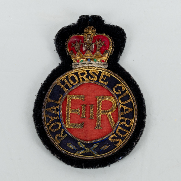 UNIFORMSMÄRKE, "Royal Horse Guard ER II", England, 1900-tal