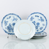 TALLRIKAR, 6 st, porslin, Kina, Qianlong (1736-1795)