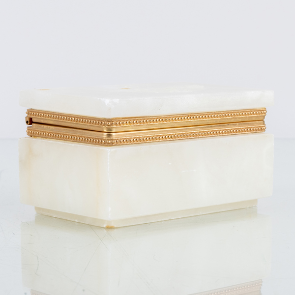 SKRIN, alabaster och mässing, 1900-tal