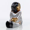 VICKE LINDSTRAND, figur, stengods, "Eskimå", Upsala Ekeby