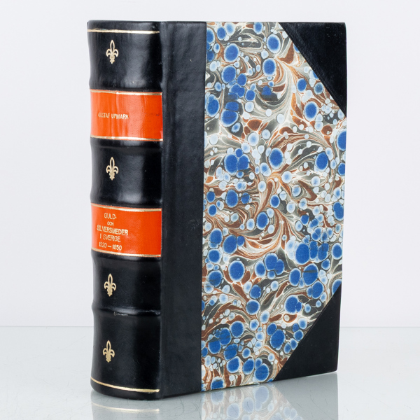 GUSTAF UPMARK, bok, "Guld och silversmeder i Sverige 1520-1850", AB Gunnar Tisells Tekniska Förlag, Stockholm 1925
