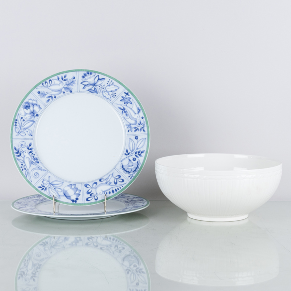 SEVISPORSLIN, 3 del, "Cordoba" samt "Cellini", Villeroy & Boch, 19000-talets slut