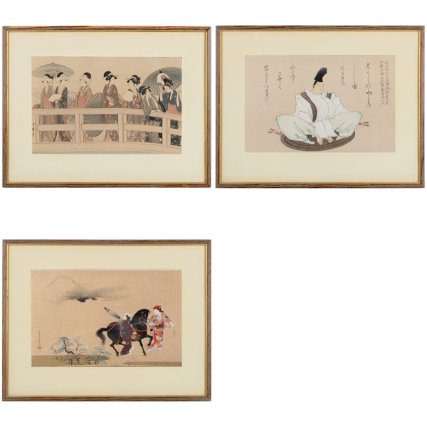 GRAFISKA BLAD, 3 st, orientaliska, 1900-tal