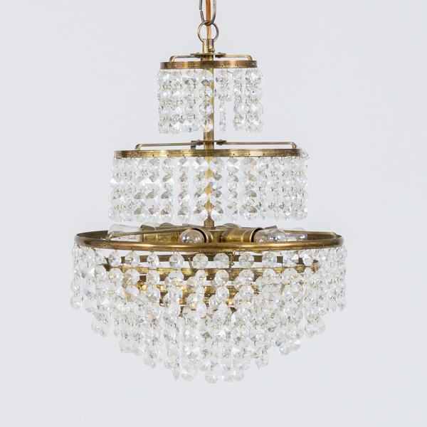 TAKKRONA, mässing, 1900-tal